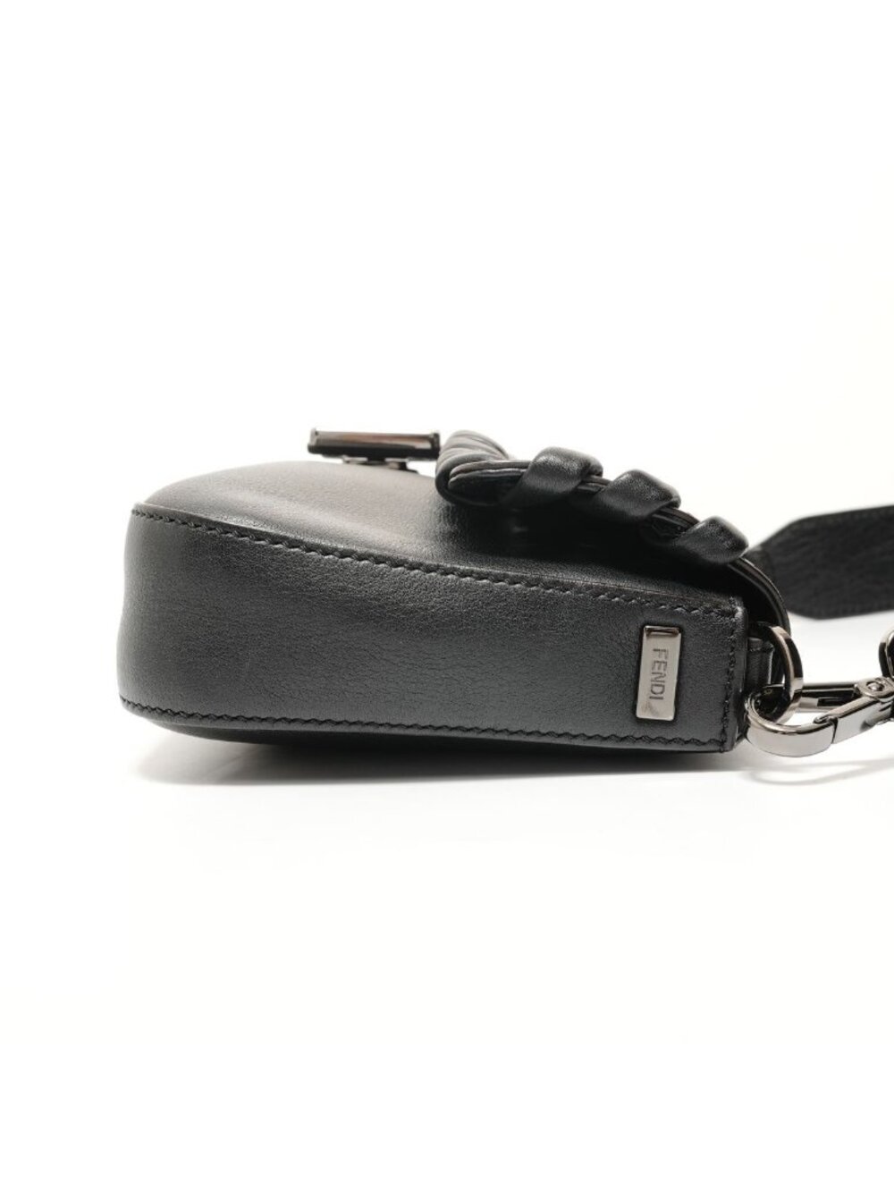 ★SOLD★ Fendi Shoulder Bag Leather Mamma Bucket - Picture 4 of 10